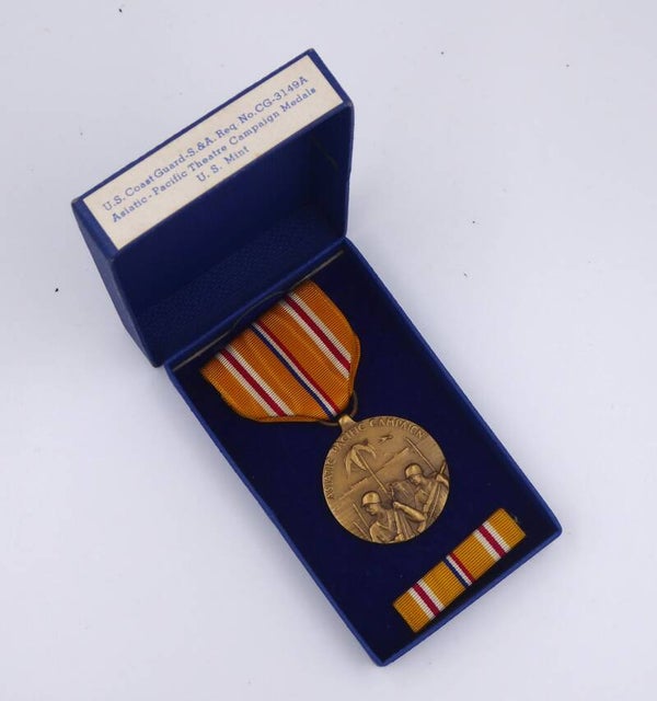 WW2 Cased Asiatic Pacific Campaign Medal (U.S. Mint)