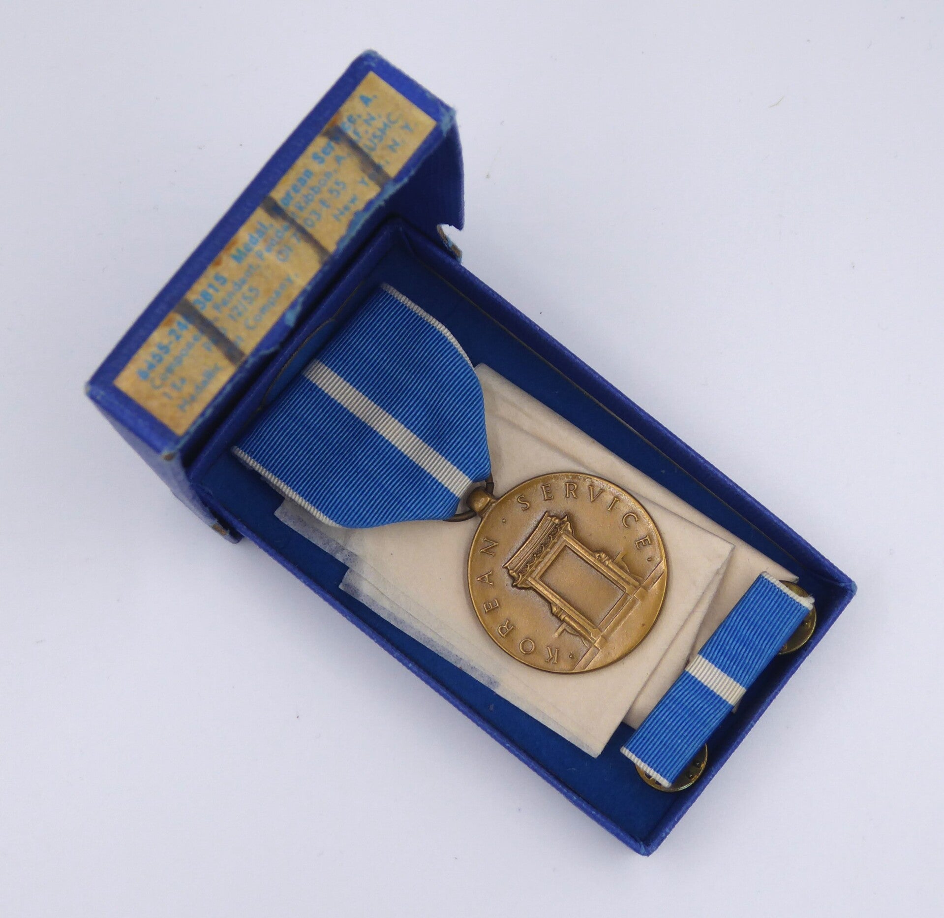 Korean War Era Cased Korea Service Medal
