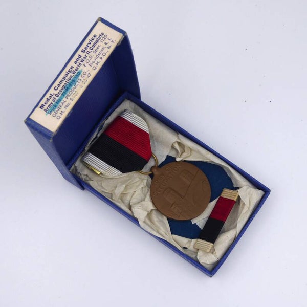 WW2 Cased Occupation Medal