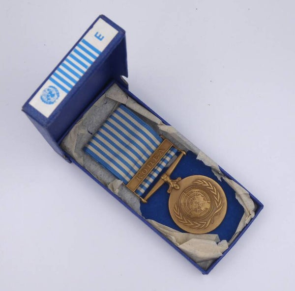 Korean War Era Cased United Nations Service Medal for Korea