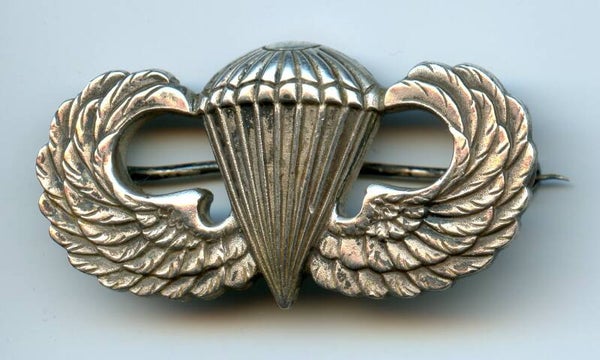 WW2 Sterling Silver Jump Wing