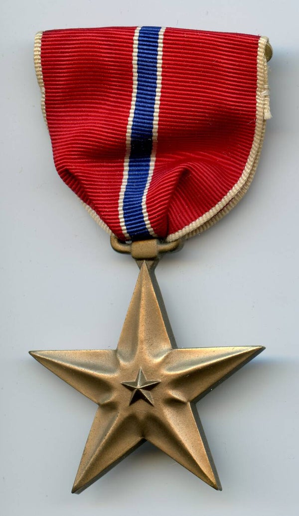WW2 Named Bronze Star Medal