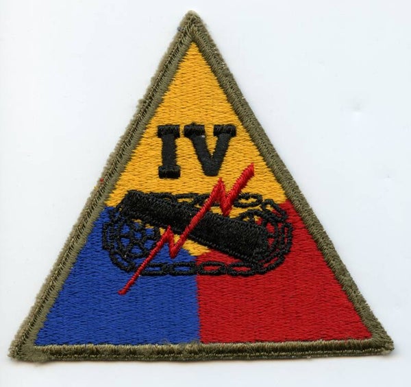 WW2 4th Armored Corps Patch