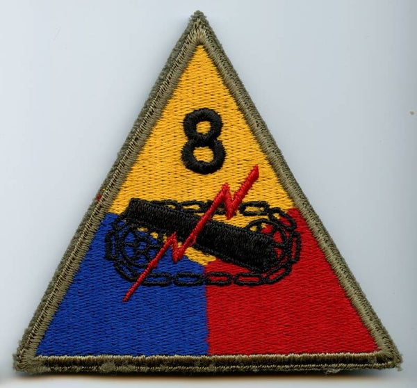 WW2 8th Armored Division Patch