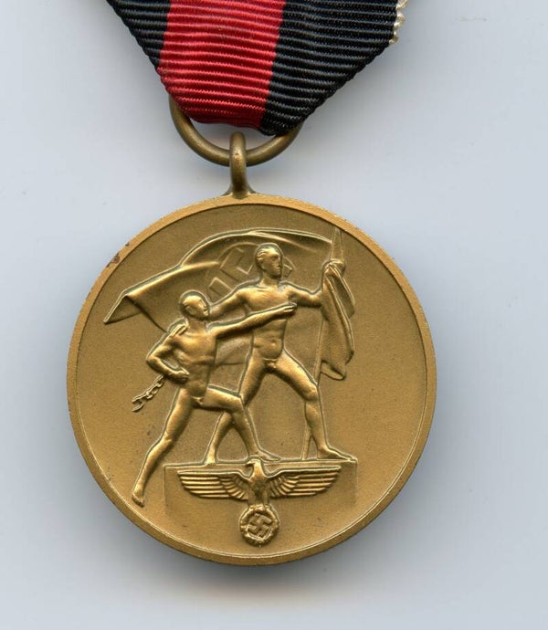 1 October 1938 Czech Annexation medal