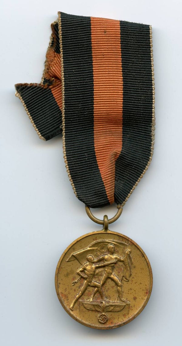 1 October 1938 Czech Annexation Medal