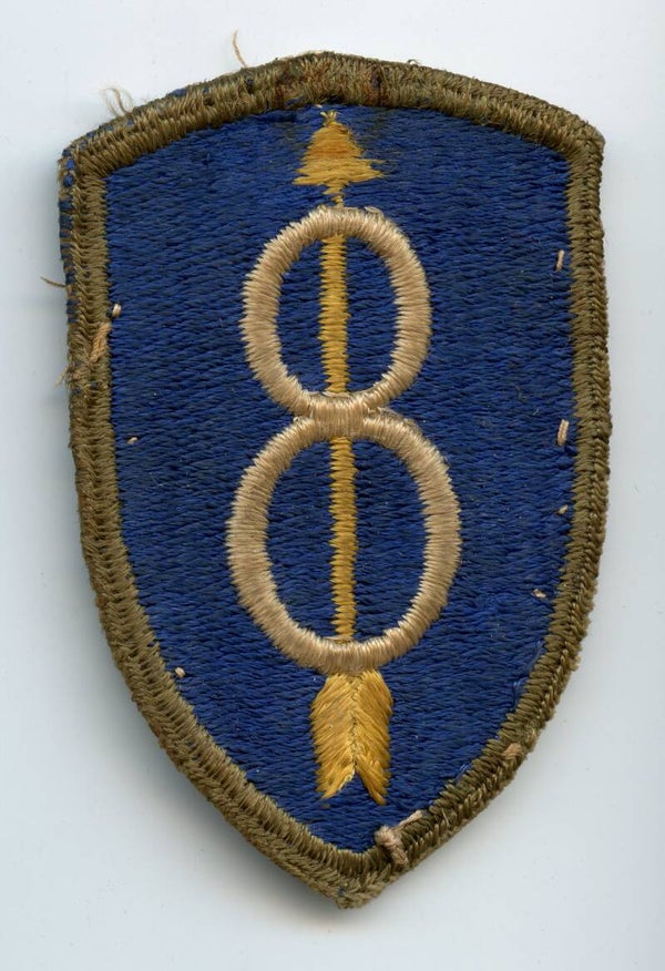 WW2 8th Infantry Division Patch (Greenback)
