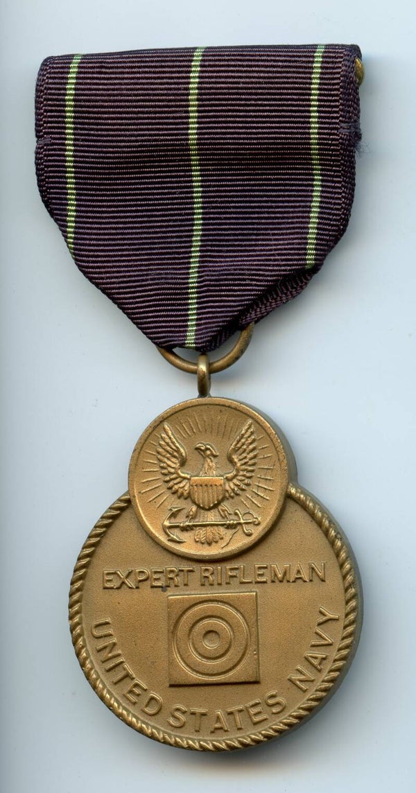 WW2 Navy Expert Rifleman Medal