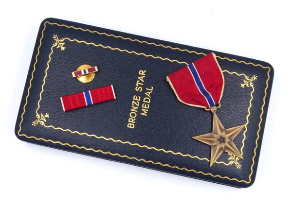 WW2 Cased Bronze Star Medal