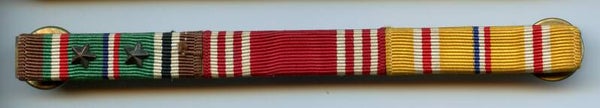 WW2 US 3 Piece Ribbon Bar Set
