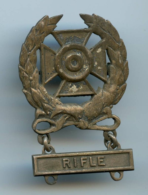 WW2 Expert Sharpshooter Marksmanship Badge "Rifle Clasp"