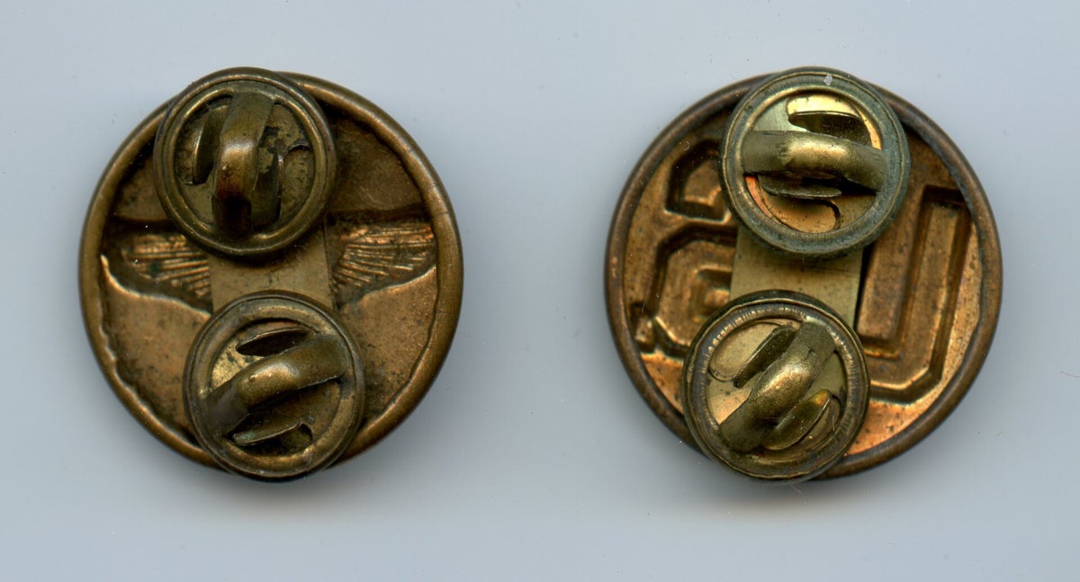 WW2 US Air Force Collar Disc Set | Chasing Militaria