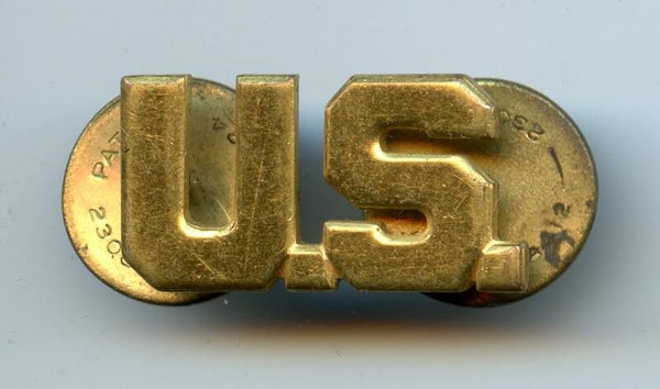 WW2 Collar Pin "U.S."