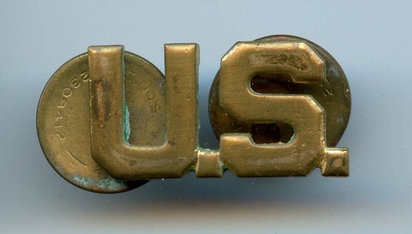 WW2 Collar Pin "U.S."