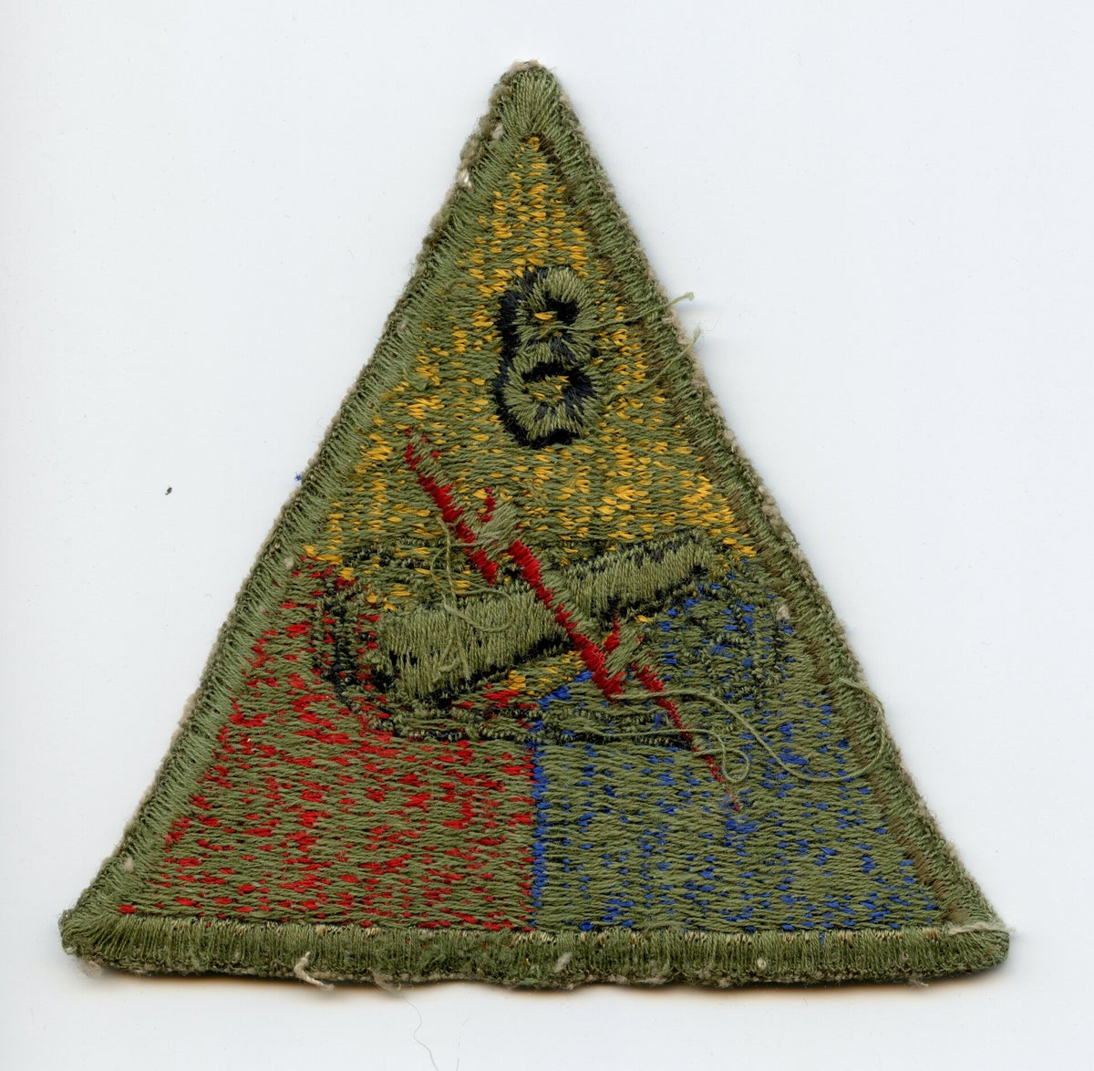 WW2 8th Armored Division Patch (Greenback) | Chasing Militaria