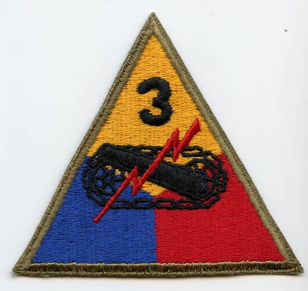 WW2 3rd Armored Division Patch (Greenback)