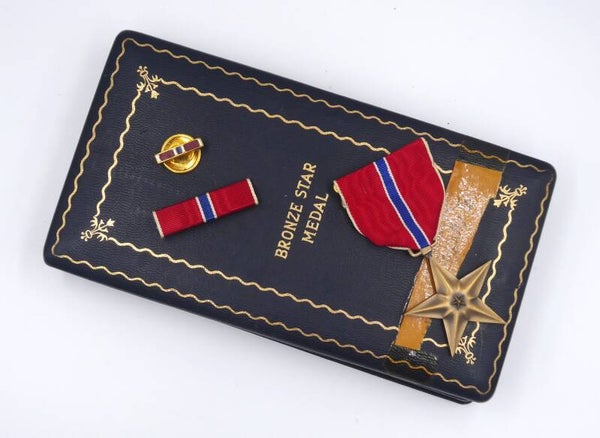 WW2 Cased & Named Bronze Star Medal, 102nd Quartermaster Bakery Company, 5th Army (Italy)