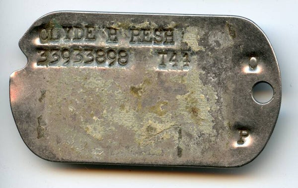 WW2 Dog Tag "Resh"