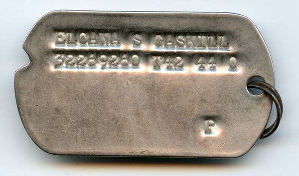 WW2 Dog Tag "Gaskill"