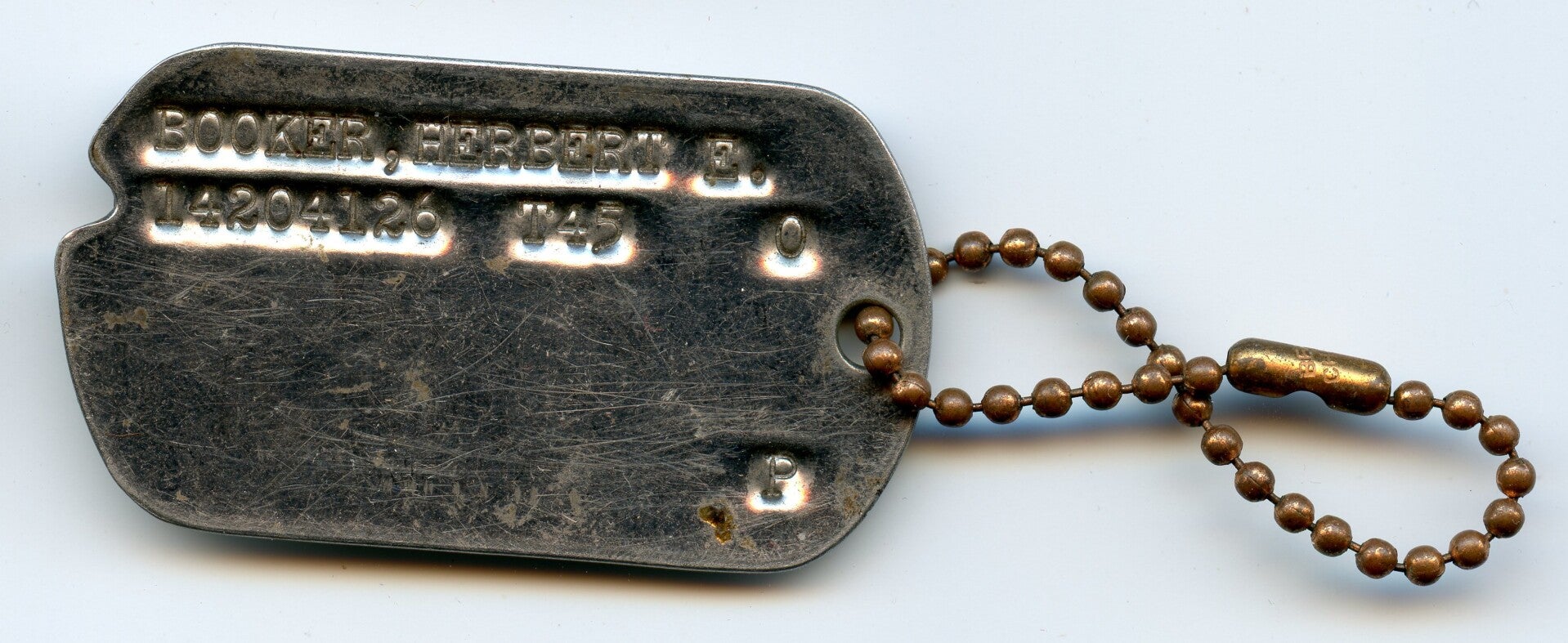 WW2 Dog Tag "Booker"