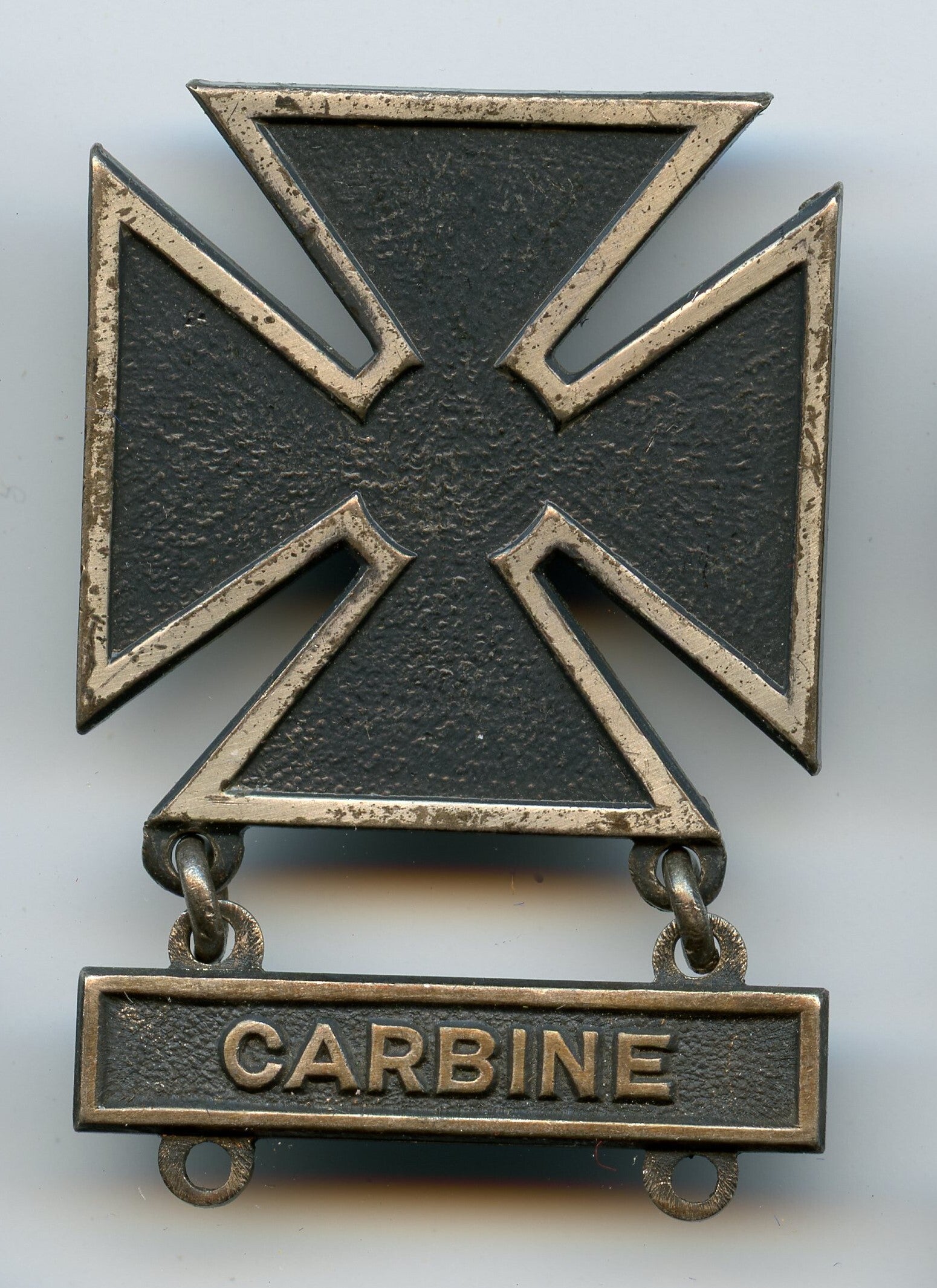 WW2 Sterling Marksman Marksmanship Badge "Carbine Clasp"