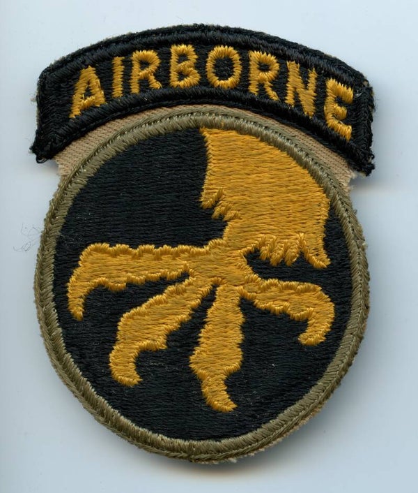 WW2 1-Piece 17th Airborne Division Patch