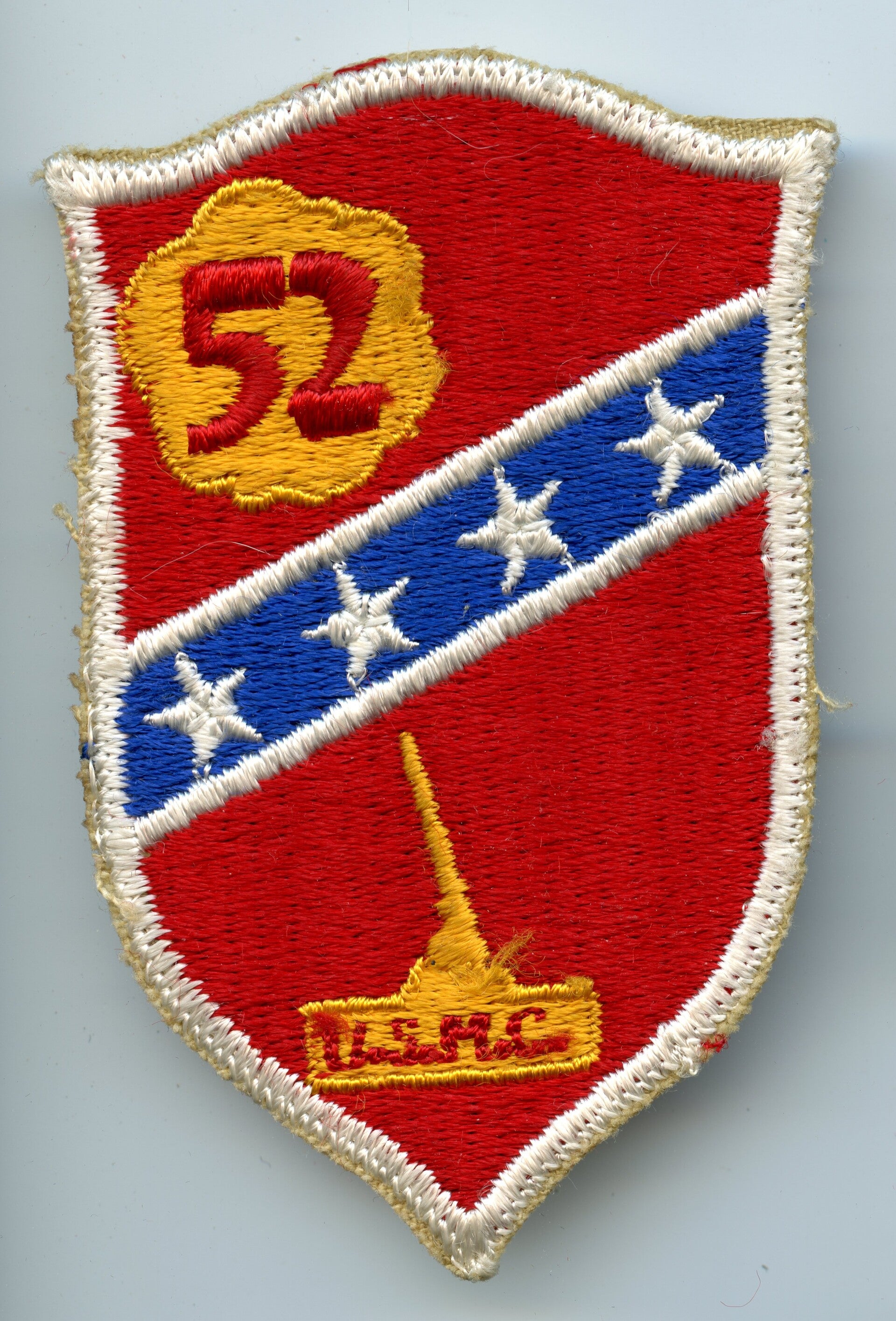 WW2 USMC 52nd Defense Battalion Patch