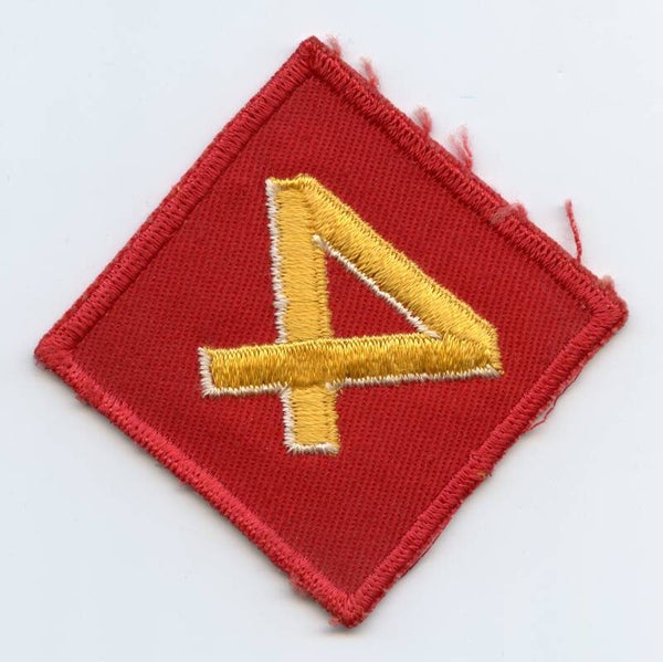WW2 4th Marine Division Patch