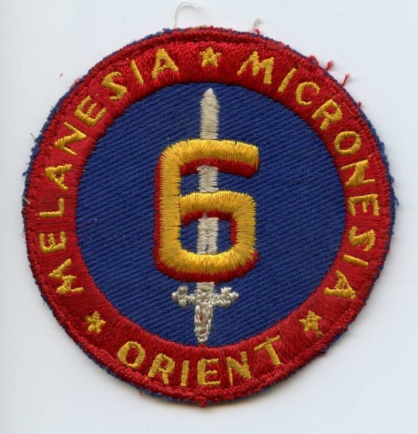 WW2 6th Marine Division Patch