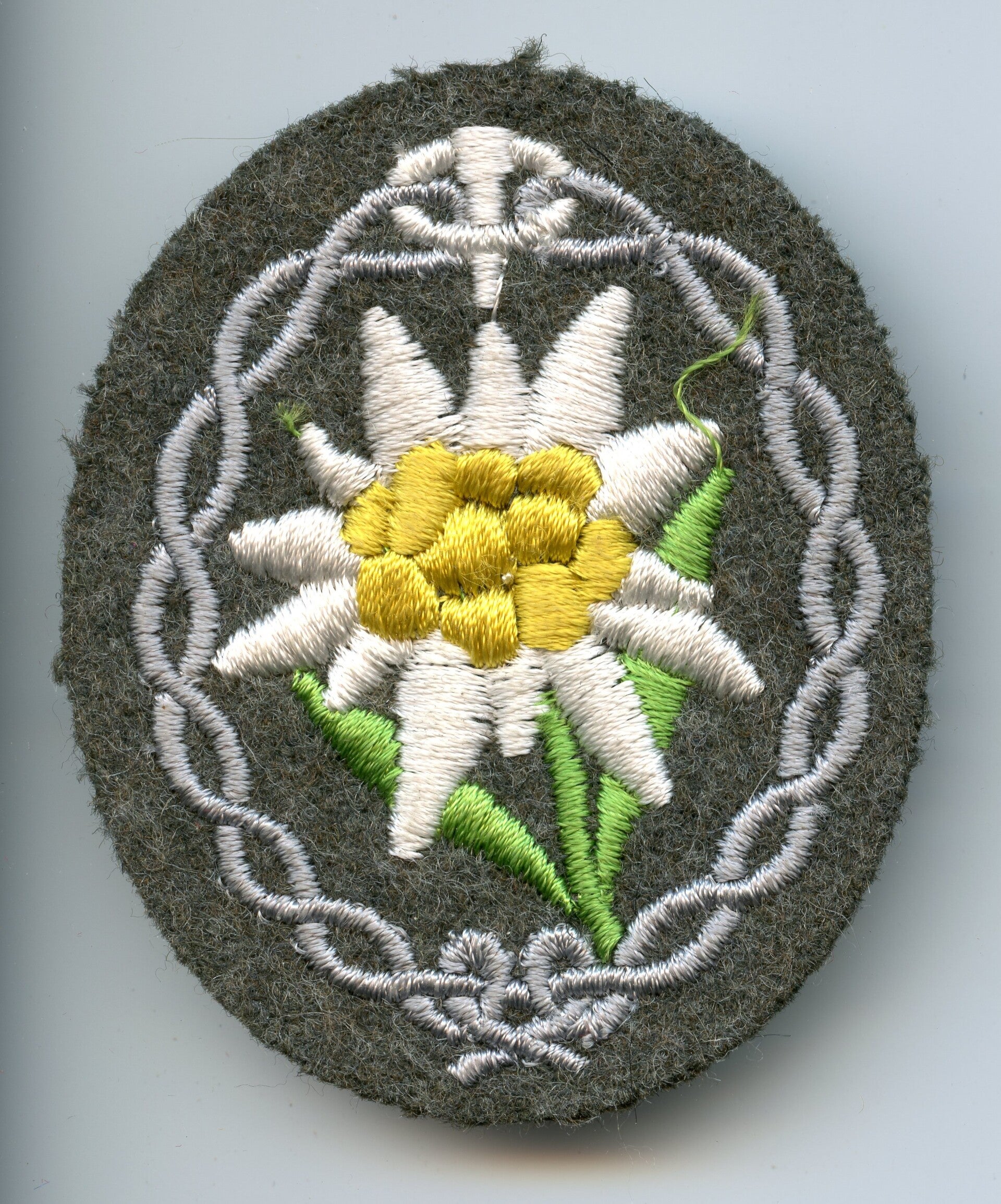Mountain Trooper Edelweiss Sleeve Badge