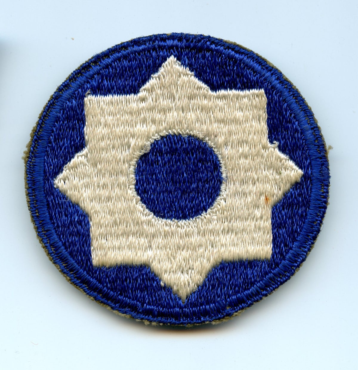 WW2 8th Service Command Patch (Greenback) | Chasing Militaria