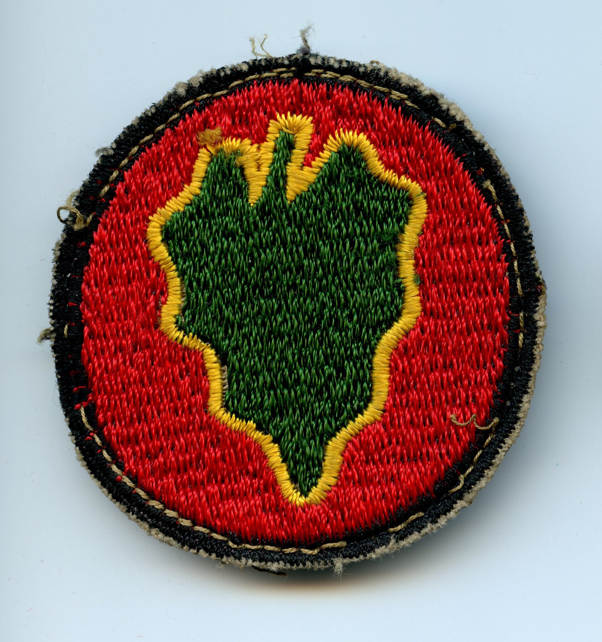 WW2 24th Infantry Division Patch (Blackback)