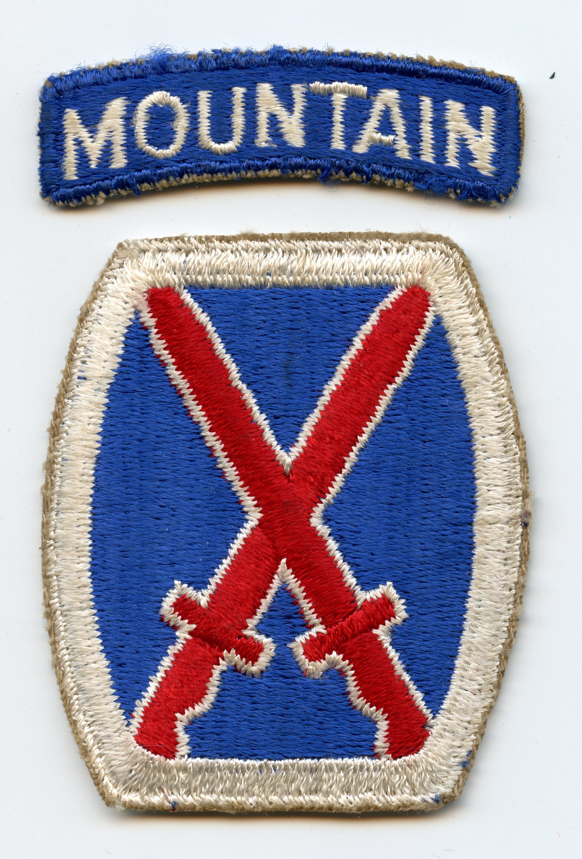 WW2 10th Mountain Division Patch