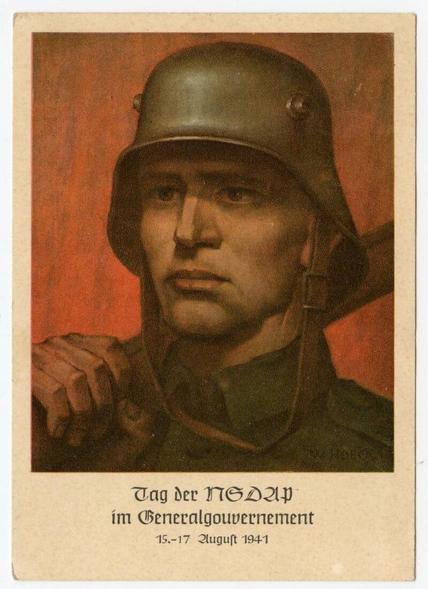 Postcard 'Tag der NSDAP im Generalgouvernment 1941'