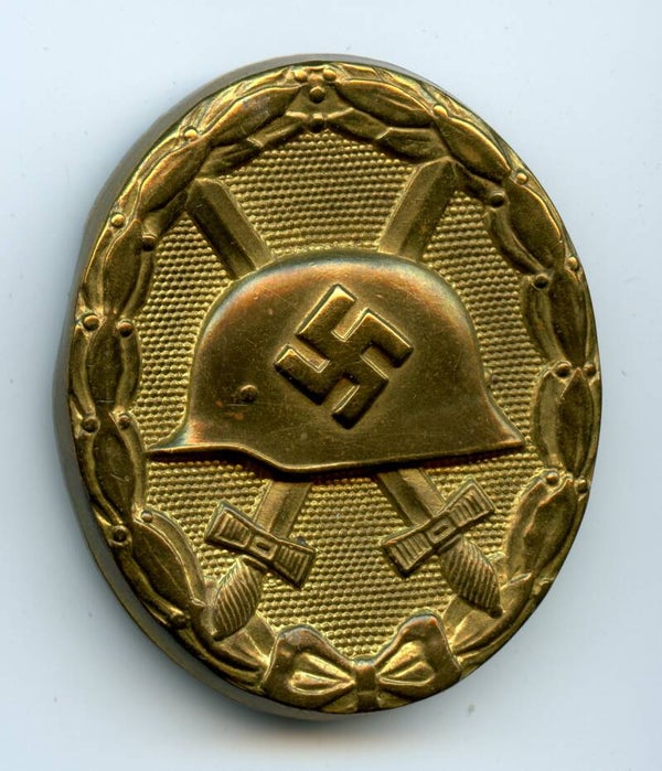 Unmarked Wound Badge in Black