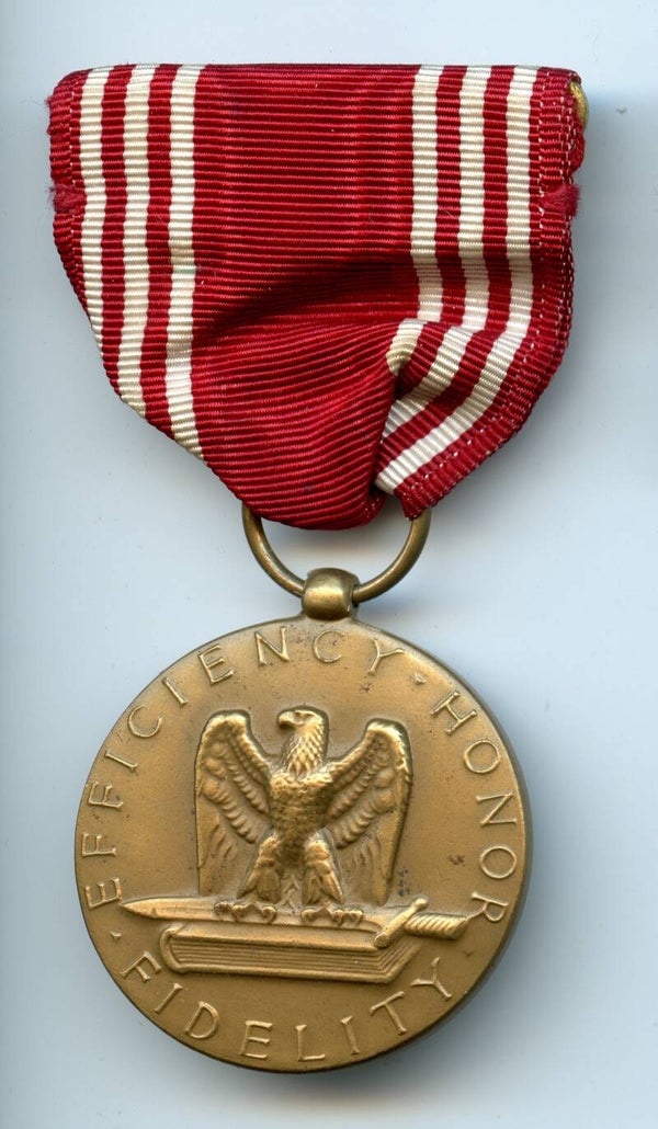 WW2 Named Good Conduct Medal