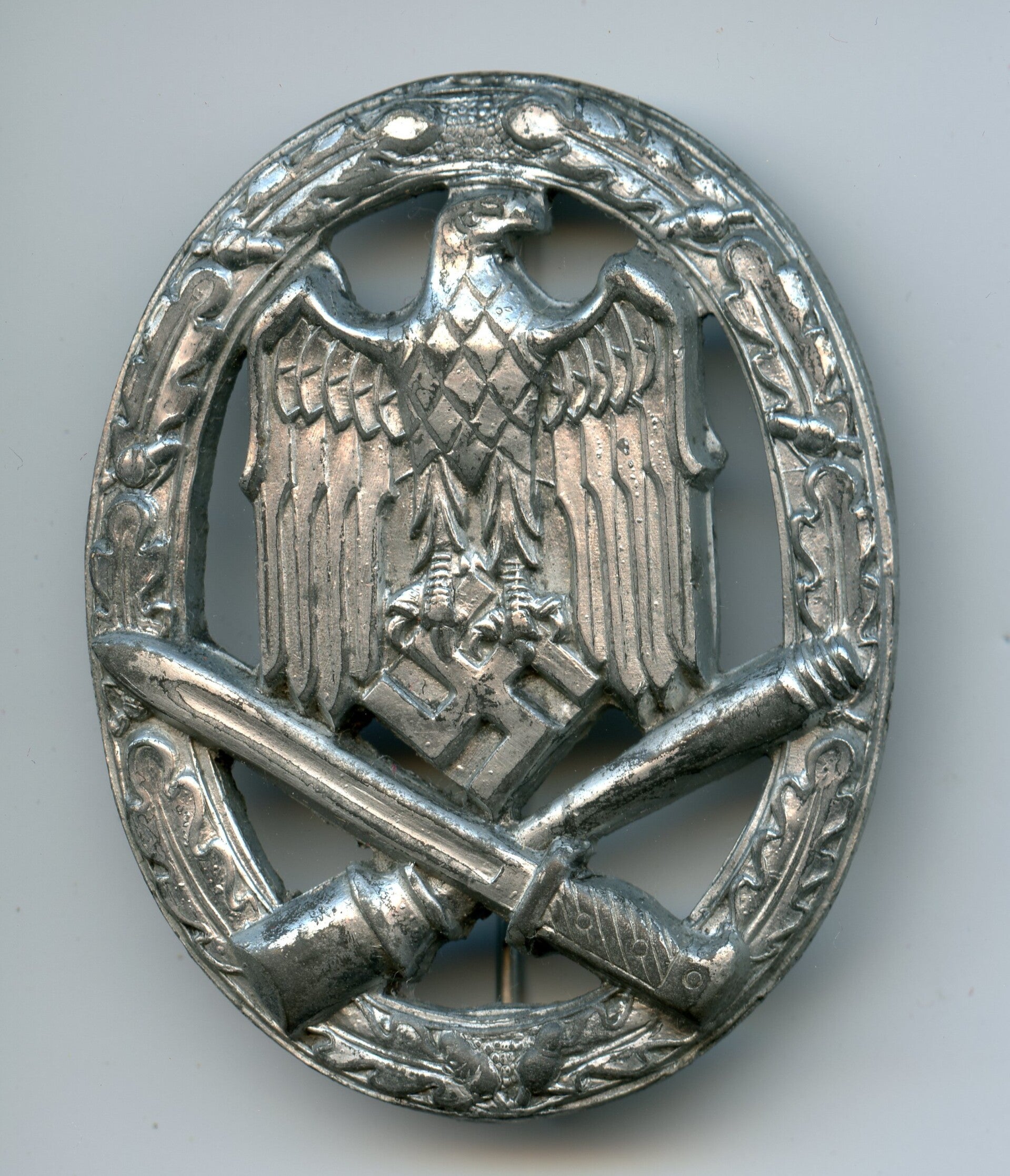 General Assault Badge by Rudolf Karneth (Block Hinge Variant)