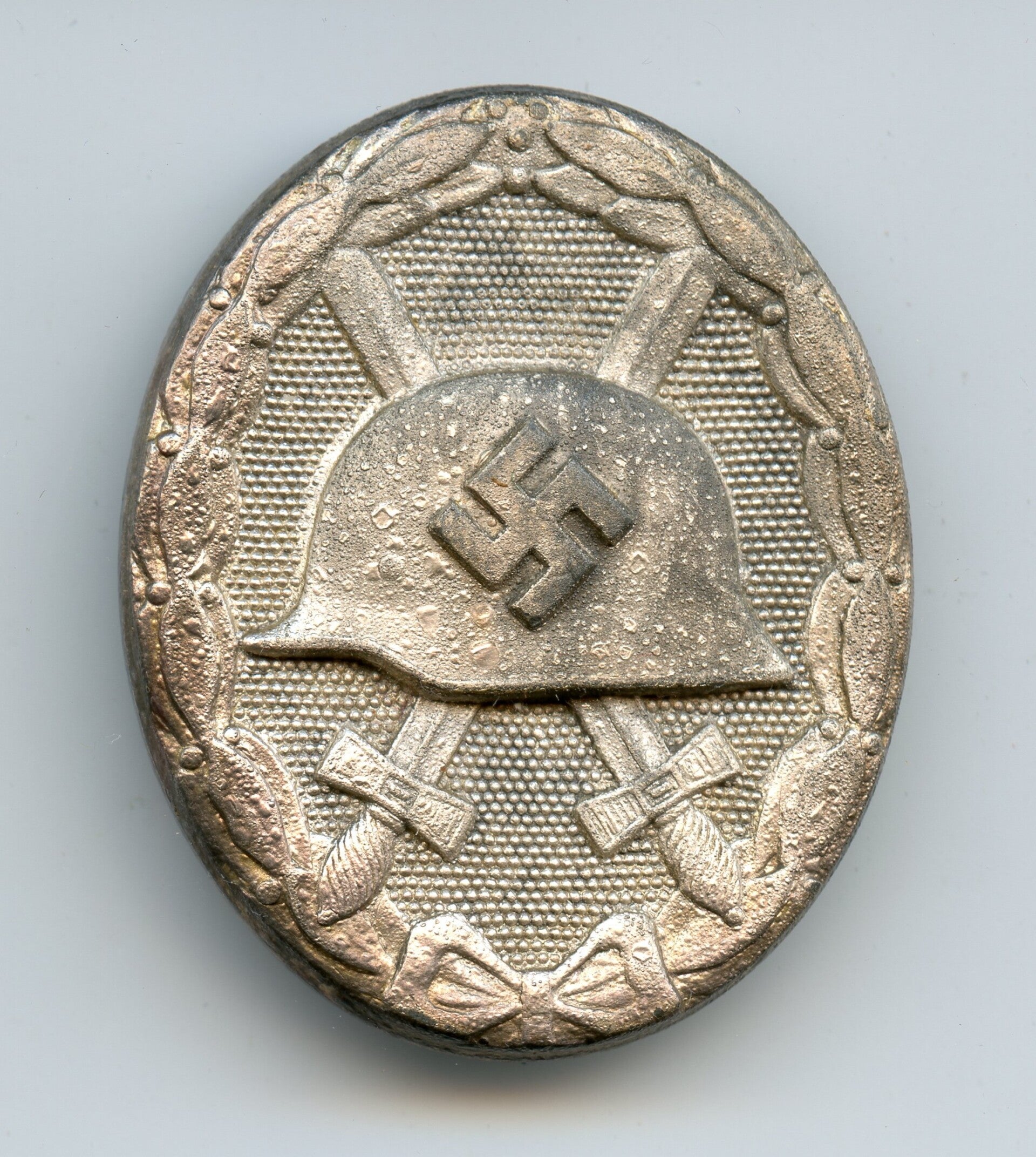 Silver Wound Badge by Carl Wild "107"