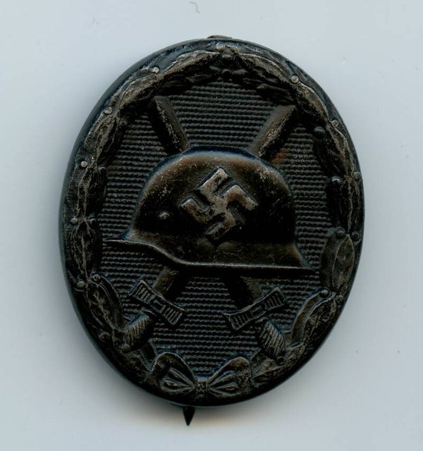 Wound badge in black "81" by Overhoff & Cie