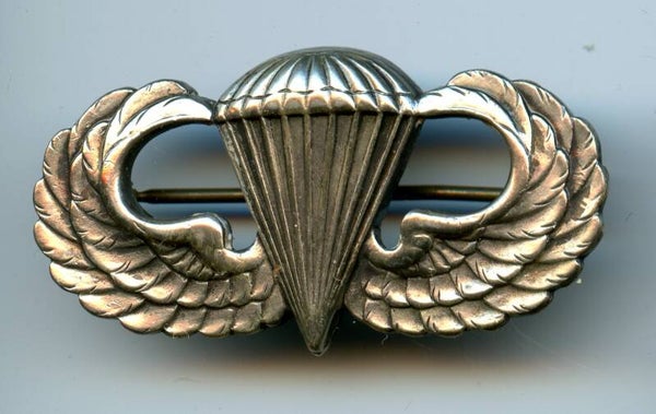 WW2 Sterling Silver Jump Wing