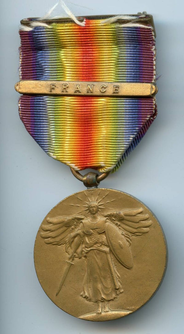 WW1 Victory Medal with "France" Bar