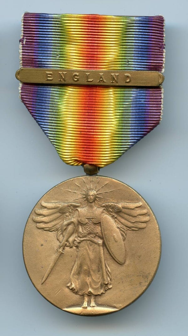WW1 Victory Medal with "England" Bar