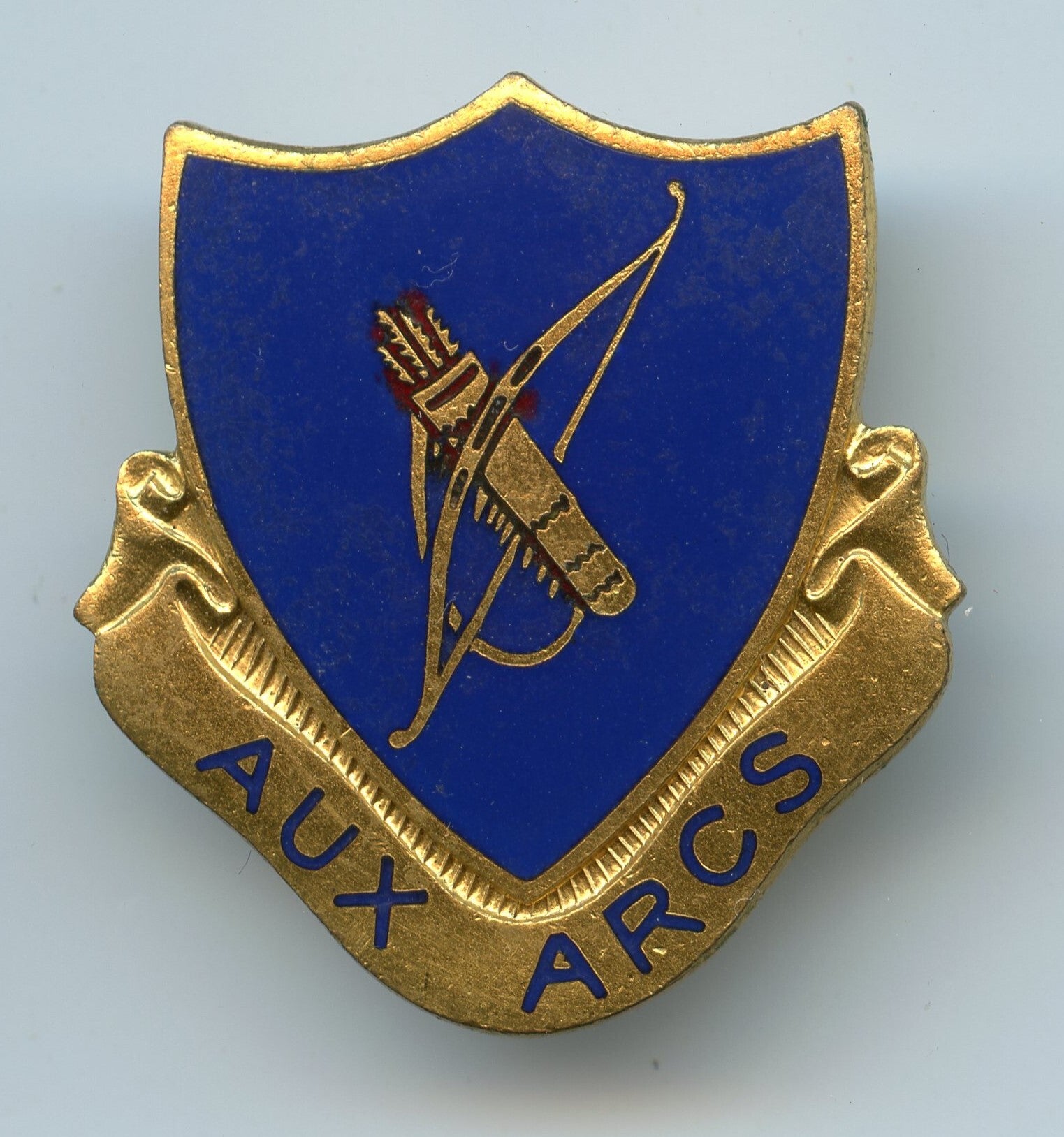 WW2 407th Infantry Regiment DUI Pin