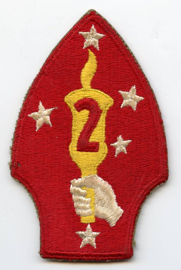 WW2 2nd Marine Division Patch