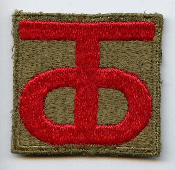 WW2 90th Infantry Division Patch (Greenback)