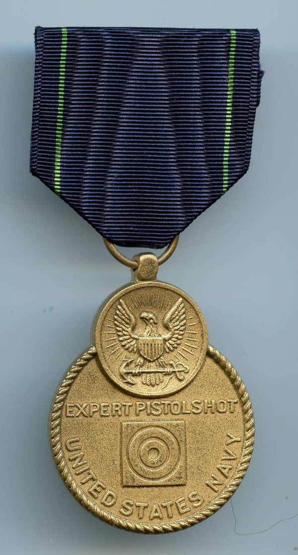 Modern Era Navy Expert Pistolshot Marksmanship Medal