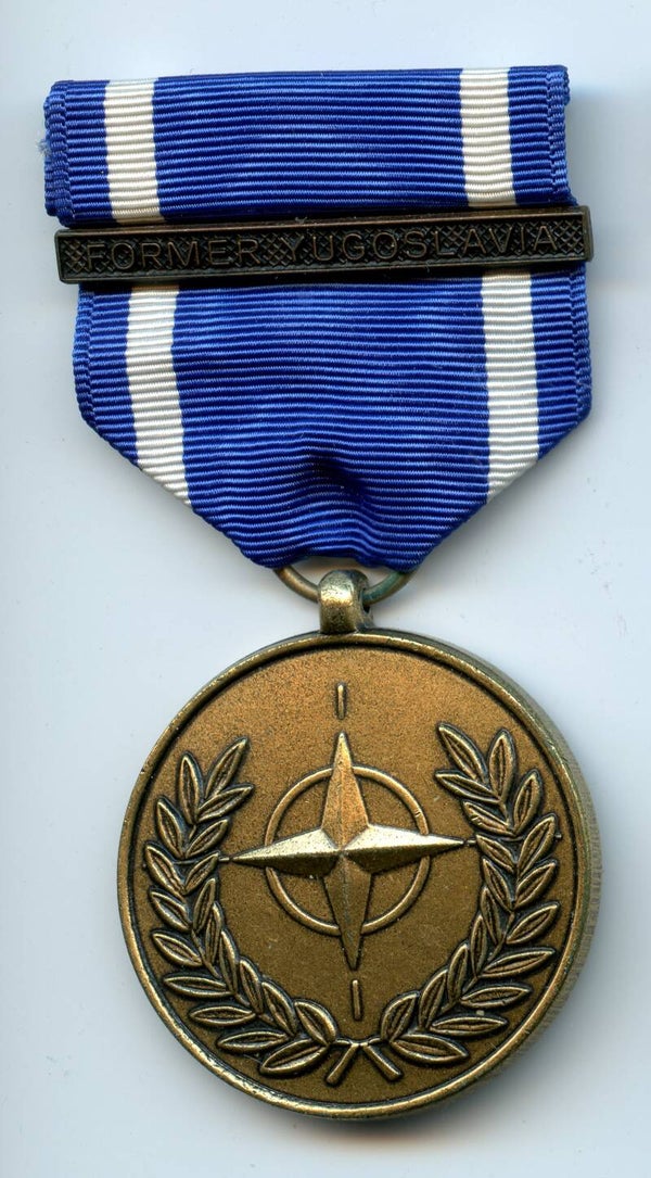 Modern Era US NATO Medal "Former Yugoslavia"