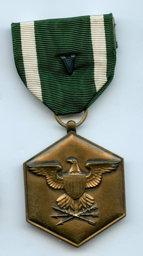 Modern Era Navy & Marine Corps Commendation Medal with "V-Device"
