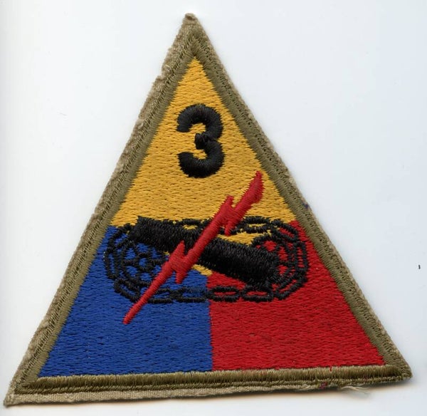 WW2 3rd Armored Division Patch