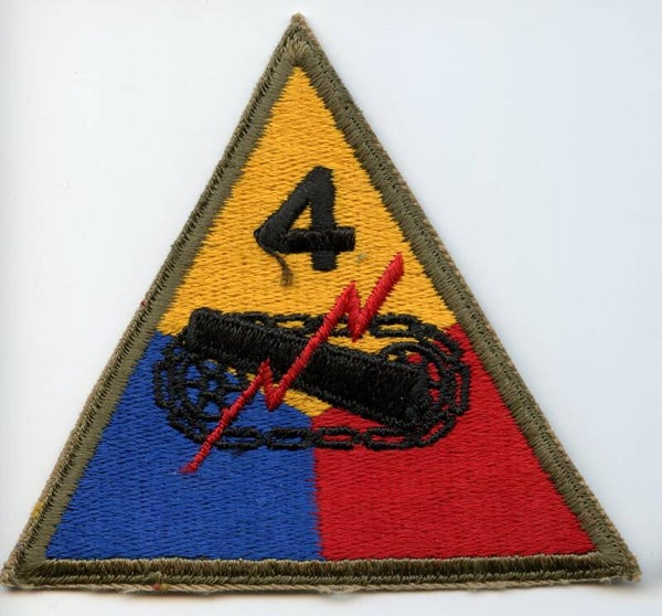 WW2 4th Armored Division Patch